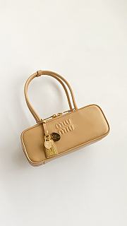 Kitlife Miu Miu Beau Tote Bag Beige 28x12x8.5cm - 6