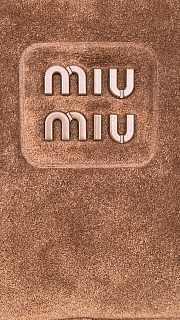 Kitlife Miu Miu Cocoa Brown Suede Arcadie Top-Handle Bag 22x10.5x7.5cm - 3