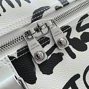 Kitlife Louis Vuitton Keepall Bandoulière 50 Bag Black & White N40804 50x29x23cm - 6