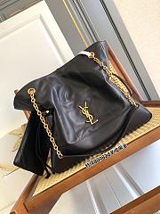 Kitlife Saint Laurent Jamie 4.3 Large Pochon Bag Black 809824 35×35×10cm  - 1