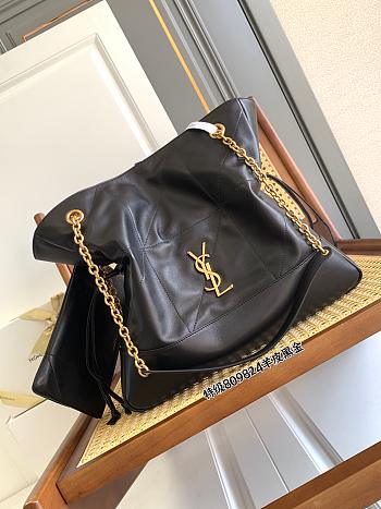 Kitlife Saint Laurent Jamie 4.3 Large Pochon Bag Black 809824 35×35×10cm 