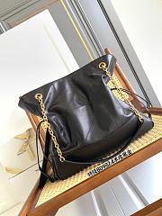 Kitlife Saint Laurent Jamie 4.3 Large Pochon Bag Black 809824 35×35×10cm  - 5