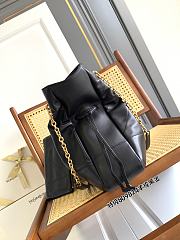 Kitlife Saint Laurent Jamie 4.3 Large Pochon Bag Black 809824 35×35×10cm  - 2