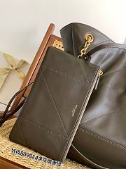 Kitlife Saint Laurent Jamie 4.3 Large Pochon Bag Green Khaki 809824 35×35×10cm - 5
