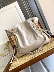 Kitlife Saint Laurent Jamie 4.3 Large Pochon Bag White 809824 35×35×10cm - 3