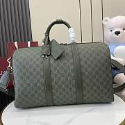 Kitlife Gucci GG Green Monogram Medium Duffle Bag 792074 30x45x24.5cm  - 1