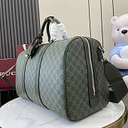 Kitlife Gucci GG Green Monogram Medium Duffle Bag 792074 30x45x24.5cm  - 5