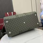 Kitlife Gucci GG Green Monogram Medium Duffle Bag 792074 30x45x24.5cm  - 4