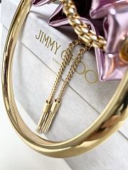 Kitlife Jimmy Choo Bon Bon Pink Metallic Nappa Mini Bag 16x16x9cm - 2