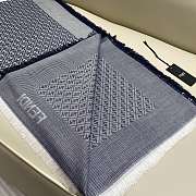 Kitlife Fendi FF Logo Scarf Blue 140x140cm - 2