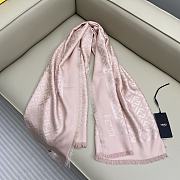 Kitlife Fendi FF Logo Scarf Pink 140x140cm - 1