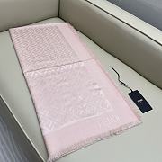 Kitlife Fendi FF Logo Scarf Pink 140x140cm - 5
