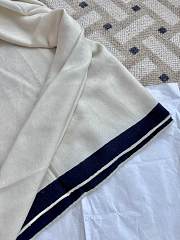 Kitlife Chanel 25  Classic Black and White Scarf 135x135cm - 6