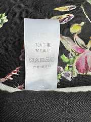 Kitlife Dior 25 Double-Sided Square Scarf Black 135x135cm - 3