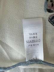 Kitlife Dior 25 Camo Papillon Pattern Square Scarf Blue & White 135x135cm  - 2