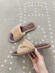 Kitlife Celine 25 Terry Cloth Slippers Beige  - 6