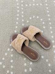 Kitlife Celine 25 Terry Cloth Slippers Beige  - 5