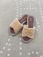 Kitlife Celine 25 Terry Cloth Slippers Beige  - 2