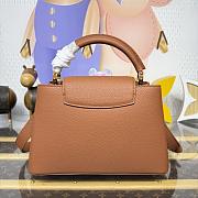 Kitlife Louis Vuitton Capucines MM Bag Tan M14381 31.5x20x11cm - 6