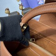 Kitlife Louis Vuitton Capucines MM Bag Tan M14381 31.5x20x11cm - 3