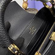 Kitlife Louis Vuitton Capucines BB Bag Black M25862 22x12x8cm - 6