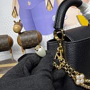 Kitlife Louis Vuitton Capucines BB Bag Black M25862 22x12x8cm - 3
