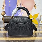 Kitlife Louis Vuitton Capucines BB Bag Black M25862 22x12x8cm - 2