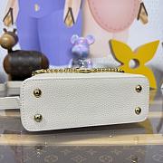 Kitlife Louis Vuitton Capucines BB Bag Cream M25461 22x12x8cm  - 6