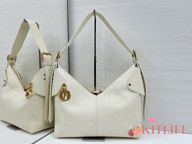 Kitlife Dior Voyage Medium Bag White 28x18x12cm - 1