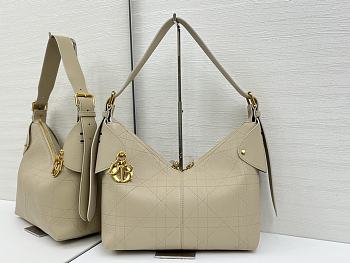 Kitlife Dior Voyage Medium Bag Beige 28x18x12cm 