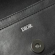 Kitlife Dior Wallet Blue Dior Oblique Jacquard 8012S16 10.5x7.5x2cm  - 4