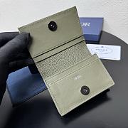 Kitlife Dior Saddle Business Card Wallet Green 8012S16 10.5x7.5x2cm - 4
