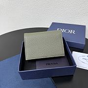 Kitlife Dior Saddle Business Card Wallet Green 8012S16 10.5x7.5x2cm - 3