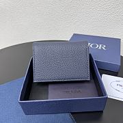 Kitlife Dior Saddle Business Card Wallet Dark Blue 8012S16 10.5x7.5x2cm - 2