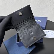 Kitlife Dior Saddle Business Card Wallet Blue Oblique & Beige 8012S16 10.5x7.5x2cm - 5