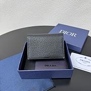 Kitlife Dior Saddle Business Card Wallet Blue Oblique & Beige 8012S16 10.5x7.5x2cm - 2