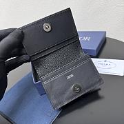 Kitlife Dior Saddle Business Card Wallet Black Leather 8012S16 10.5x7.5x2cm - 5