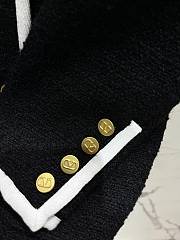 Kitlife Valentino Garavani Wool Tweed Blazer Black - 6