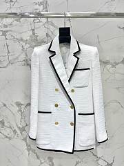 Kitlife Valentino Garavani Wool Tweed Blazer White - 1