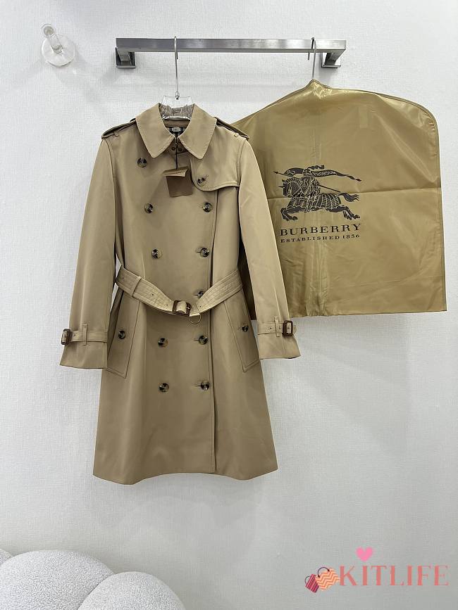 Kitlife Burberry Kensington Heritage Trench Coat Beige - 1