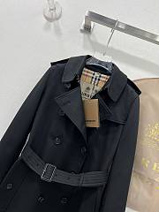 Kitlife Burberry Kensington Heritage Trench Coat Black  - 4