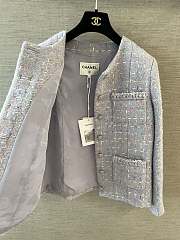 Kitlife Chanel 25C Tweed Purple & Multicolor Jacket - 5