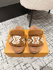 Kitlife Louis Vuitton 25 Paseo Flat Comfort Mules Brown - 1