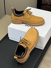 Kitlife Celine Beige Velvet Leather Low Boots  - 6