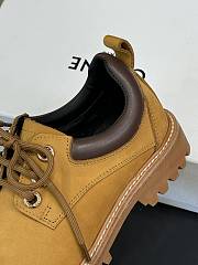 Kitlife Celine Beige Velvet Leather Low Boots  - 5