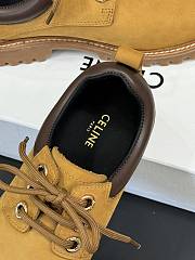 Kitlife Celine Beige Velvet Leather Low Boots  - 4