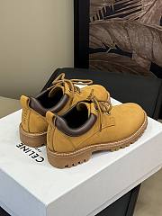 Kitlife Celine Beige Velvet Leather Low Boots  - 3