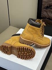 Kitlife Celine Beige Velvet Leather Ankle Boots  - 6