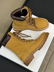 Kitlife Celine Beige Velvet Leather High Boots  - 6