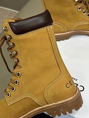 Kitlife Celine Beige Velvet Leather High Boots  - 5